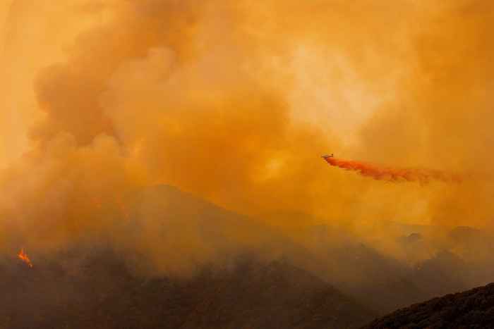 incendio forestal en Estados Unidos