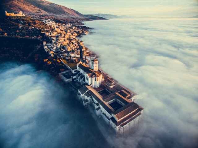 Assisi Over the Clouds
