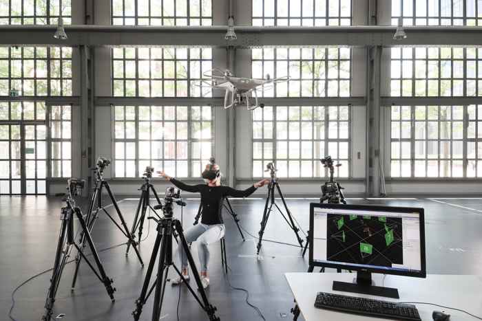 chaqueta para pilotar drones