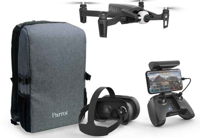 equipo del Anafi FPV