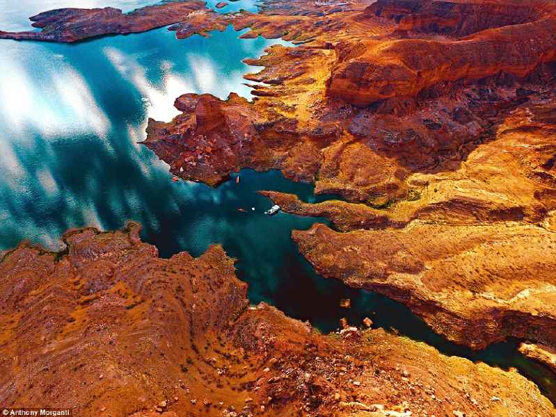 Lago Mead, Nevada, desde un drone