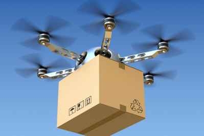 drone para reparto de paquetería