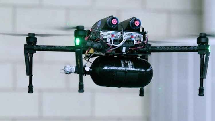 drone con combustible de hidrógeno