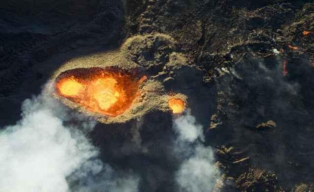 volcán en La Reunión
